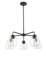 Dawes 5 Light Chandelier 13.25 Inch Tall and 27 Inch Wide by Acclaim - IN20063
