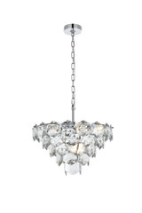 Adaline 8 Light Chandelier 12 Inch Tall and 20 Inch Wide by Elegant - 1050D20