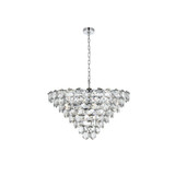 Adaline 15 Light Chandelier 18 Inch Tall and 32 Inch Wide by Elegant - 1050D32