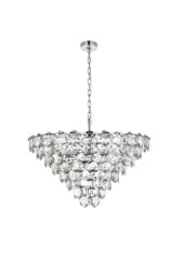 Adaline 15 Light Chandelier 18 Inch Tall and 32 Inch Wide by Elegant - 1050D32