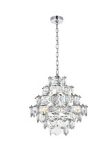 Adaline 11 Light Chandelier 20 Inch Tall and 20 Inch Wide by Elegant - 1050G20