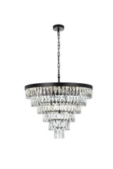 Josephine 13 Light Chandelier 20.5 Inch Tall and 27.5 Inch Wide by Elegant - 1060D27