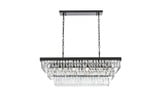 Josephine 12 Light Chandelier 11.5 Inch Tall and 16 Inch Wide by Elegant - 1060G36