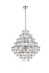 Adaline 15 Light Chandelier 25 Inch Tall and 24 Inch Wide by Elegant - 1050G24
