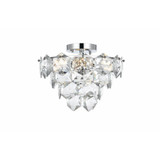 Adaline 6 Light Flush Mount 12 Inch Tall and 16 Inch Wide by Elegant - 1050F16