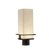 Clouds Avalon 6.5 Inch Outdoor Post Lightby Justice Design - CLD-7573W