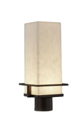 Clouds Avalon 6.5 Inch Outdoor Post Lightby Justice Design - CLD-7573W
