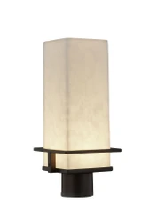 Clouds Avalon 6.5 Inch Outdoor Post Lightby Justice Design - CLD-7573W