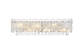Emilia 6 Light Wall Sconce 7 Inch Tall and 27 Inch Wide by Elegant - 1780W27