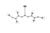Cavoli 6 Light Large Chandelier by Elegant 1712G70 - 1712G70