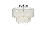 Emilia 4 Light 15 Inch Wide Flush Mount by Elegant - 1780F15