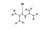 Cavoli 9 Light Oversized Chandelier by Elegant - 1712G60