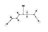 Cavoli 8 Light Large Chandelier by Elegant 1712G74 - 1712G74
