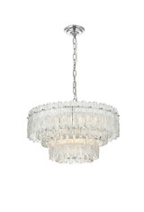 Emilia 6 Light Large Pendant by Elegant - 1780D21