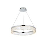 Linden 1 LED Light Medium Chandelier by Elegant - 2050D22