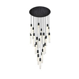 Aurora 6.5W 25 LED Chandelier 19 Inch Tall and 42 Inch Wide by Elegant - 2089G42