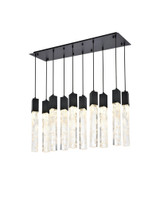 Aurora 6.5W 10 LED Pendant 19 Inch Tall and 12 Inch Wide by Elegant - 2088D42