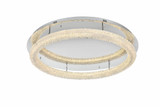 Bowen 46W 1 LED Flush Mount 5.5 Inch Tall and 33.5 Inch Wide by Elegant - 3800F33