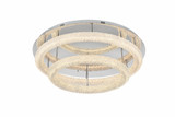 Bowen 78W 2 LED Flush Mount 10 Inch Tall and 33.5 Inch Wide by Elegant - 3800F33L2