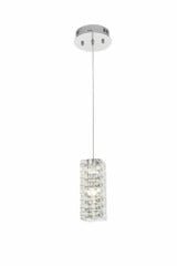 Aston 5W 1 LED Pendant 9.5 Inch Tall and 6.5 Inch Wide by Elegant - 3680D1