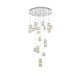 Aston 60W 16 LED Pendant 9.5 Inch Tall and 32 Inch Wide by Elegant - 3680D32