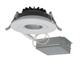 Sprint 4 Inch 12W LED Direct Wire Gilmbal Square Downlight by Satco - S112W-4884882