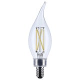 4W 3500K CA10 LED Candelabra Base Replacement Bulb by Satco - S12506