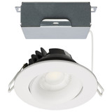 ColorQuick 12W CCT LED Round Gimbaled Direct Wire Downlight by Satco S1162 - S1162R1