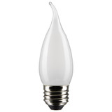 4W LED CA10 Medium Base Lamp (Pack of 2) by Satco - S2187CA10