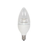 3.75 Inch 3.5W LED Candle Candelabra Base Replacement Lamp by Satco - S235W-138375