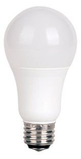 4.63 Inch 3W/9W/12W A19 3 Way LED Medium Base Replacement Lamp by Satco - S83W/9W/-238463