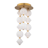 Pearla 26.5W 12 LED Semi Flush Mount 23 Inch X 11 Inch Wide by Modern Forms - FM-2523