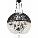 Duval 6 Light Medium Pendant by Crystorama - DUV-626