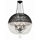 Duval 6 Light Medium Pendant by Crystorama - DUV-626