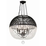 Duval 6 Light Medium Pendant by Crystorama - DUV-626