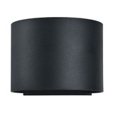 Curve 6W 2 LED Light Outdoor Wall Lantern by Access - 20399LEDMGRND
