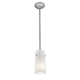 Glass`N Glass Cylinder 1 Light Mini Pendant 4.5 Inch Wide by Access - 28033-1R-45
