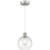 Port Nine 9W 1 LED Pendant 9.5 x 7.5 Inches by Access 63142LEDDLP-BS - 63142LEDDLP-BS