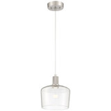 Port Nine 9W 1 LED Pendant 9.25 x 9 Inches by Access 63141LEDD-BS - 63141LEDD-BS
