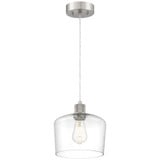 Port Nine 9W 1 LED Pendant 9.25 x 9 Inches by Access 63141LEDDLP-BS - 63141LEDDLP-BS
