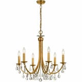 Bridgehampton 6 Light Medium Chandelier by Crystorama - 8826