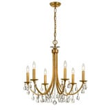 Bridgehampton 6 Light Medium Chandelier by Crystorama - 8826