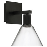Port Nine 9W 1 LED Steel Wall Sconce 11.5 Inch Tall by Access - 63143LEDD-MBL