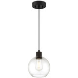 Port Nine 9W 1 LED Pendant 9.5 x 7.5 Inches by Access 63142LEDDLP-MBL - 63142LEDDLP-MBL