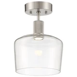 Port Nine 9W 1 LED 9 Inch Wide Steel Semi Flush Mount by Access - 63147LEDD-BS