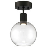 Port Nine 1 Light 7.5 Inch Tall Semi Flush Mount by Access - 63148LEDD-MBL