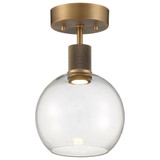 Port Nine 1 Light 7.5 Inch Wide Semi Flush Mount by Access - 63148LEDD-ABB