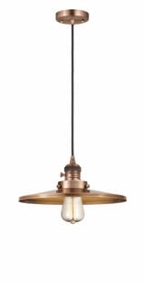 Appalachian 1 Light Medium Pendant 12 Inch Wide by Innovations - 201CSW-MFR-12