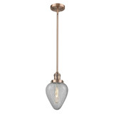 Geneseo 1 Light Small Stem Hung Pendant 8.5 Inch Tall by Innovations - 201S-G165