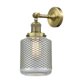Stanton 1 Light Cylinder Wall Sconce 14 Inch Tall by Innovations - 203-G262